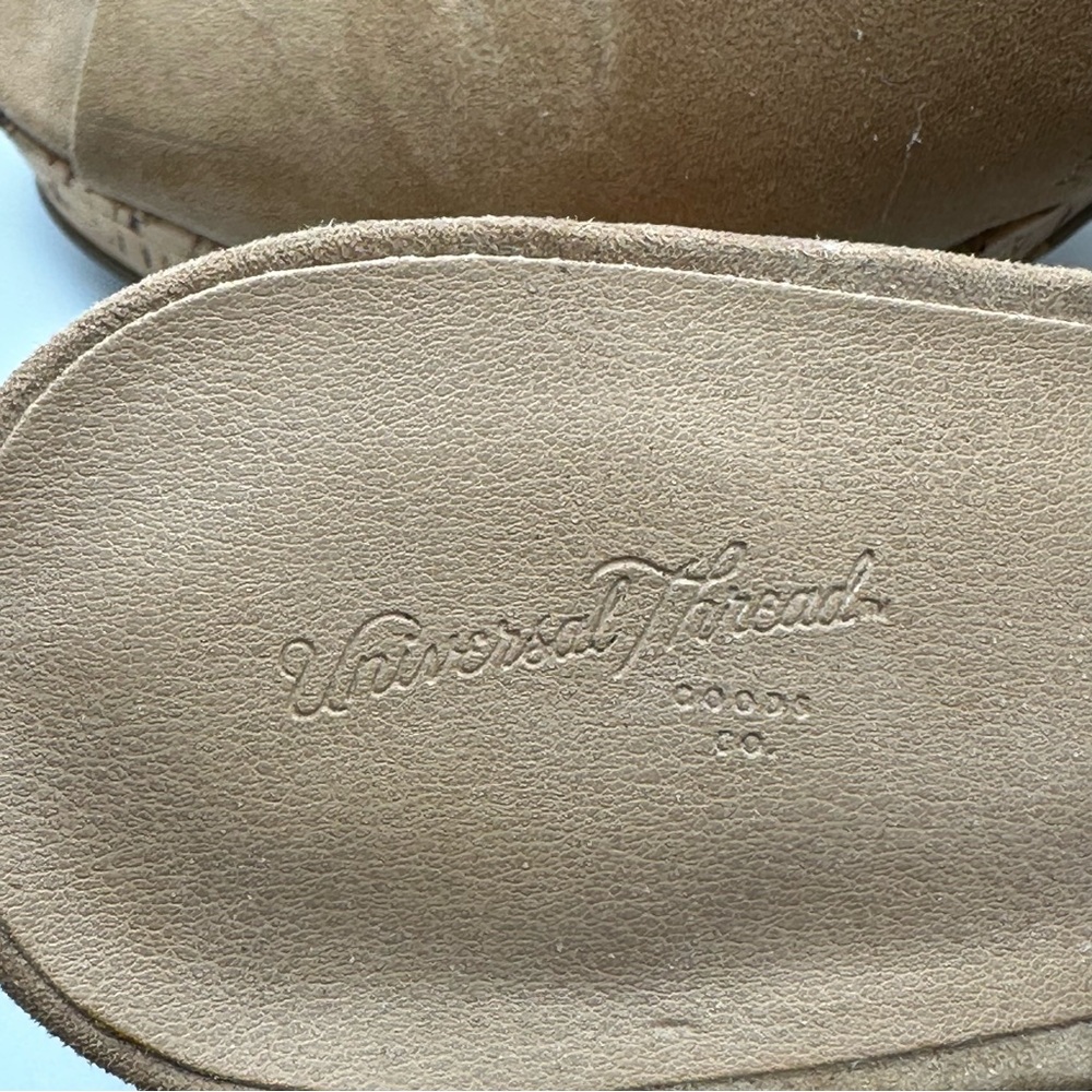 UNIVERSAL THREAD Michelle Leather Upper Cognac Sz 9 - Picture 9 of 12